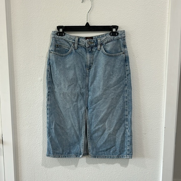 LEE Mid Rise Denim Skirt, RTR - Picture 6 of 11